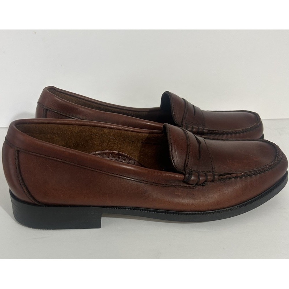 SEBAGO Classic Dan Penny Loafer Slip On Shoes Brown Made USA Size 12 Preppy Y2K